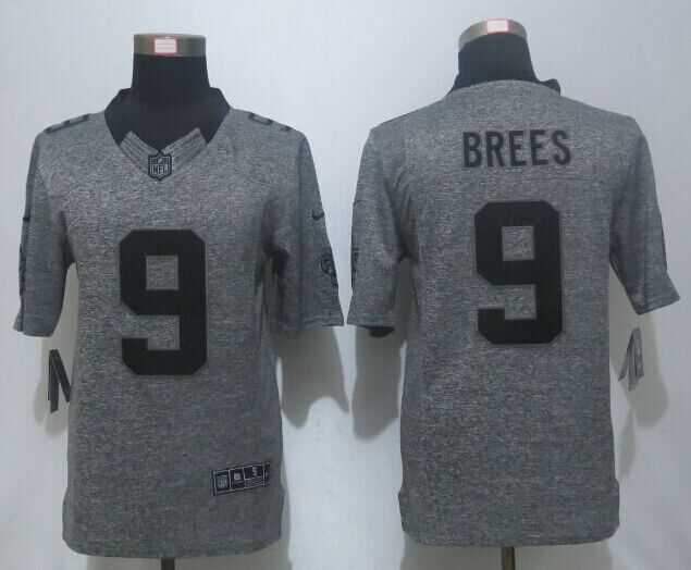 Nike Limited New Orleans Saints #9 Brees Men's Stitched Gridiron Gray Jerseys,We sell and wholesale Nike Limited New Orleans Saints #9 Brees Men's Stitched Gridiron Gray Jerseys on line form chian!